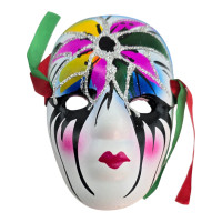 Ceramic mask (7.6 x 5 x 2.4 cm)