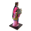 Doll Chinese woman with a postcard, porcelain (33.5x13.5x13.5 cm)E