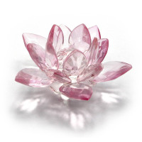 Lotus crystal pink (2) (7x4x7.5 cm)