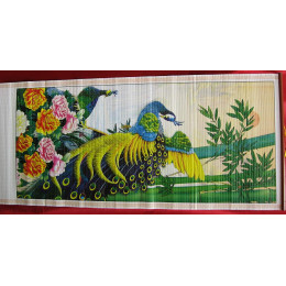 Paper panel "Peacocks"