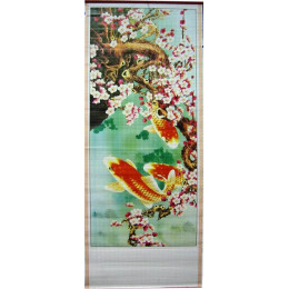 Панно бумажное "Золотые рыбки"
