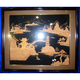 Cork tree painting (65*55)