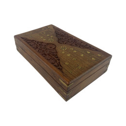 Шкатулка из розового дерева  ( 25,3х15х6 см)