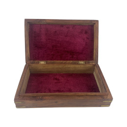 Шкатулка из розового дерева  ( 25,3х15х6 см)