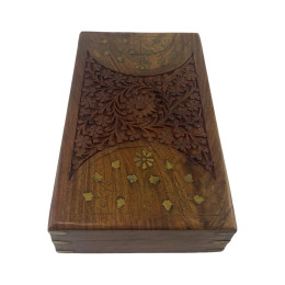 Шкатулка из розового дерева ( 25,3х 15х 6 см)