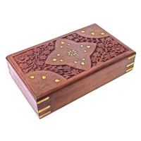Шкатулка розовое дерево (25,5х15х5,7 см)R