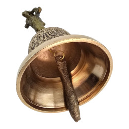Колокол чакровый латунный (№3)(d-8,h-15,5 см) (Непал)