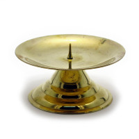 Candlestick bronze with a spike (d-10, h-5 cm)