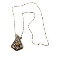 Аромакулон бронзовый с камнями "Трапеция" (5х4,5х2 cm)