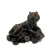 Тигр кам'яна крихта коричневий (12х8х8 см)