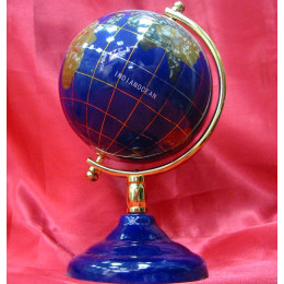 глобус з натуральними каменями (90мм)