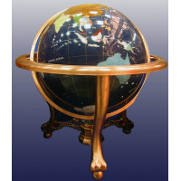 Globe with stones and compass (330mm)