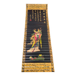 Bamboo panel "Girl" (24x65 cm)