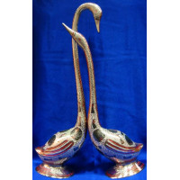 Лебеди пара бронзовые