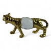 Статуетка "Тигр" з бронзи та кришталю (4,6х9,6х3 см)