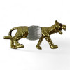 Статуетка "Тигр" з бронзи та кришталю (4,6х9,6х3 см)