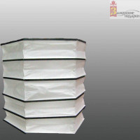 фонарь бумажн.6граней