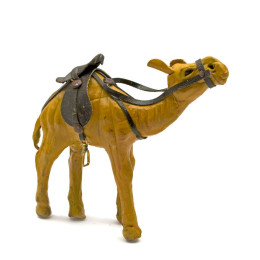 Camel leather (13.5x13.5x4 cm)(4