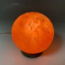 Соляная лампа "Шар"  (15х 15,5 см)(Гималайская соль)
