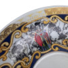 DISCOUNT Porcelain set (SCS109-5) "Dark blue" (110 ml) (h-5.2 cm, d-5.3 cm, saucer d-11 cm)