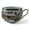 Уцінка Чашка + блюдце порцеляна (210 мл) (ACS76) "Живопис" (h-6см, d-чашки - 8см, d-блюдця - 14см)