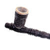 Smoking pipe carved rosewood (33x9x3,5 cm)(12