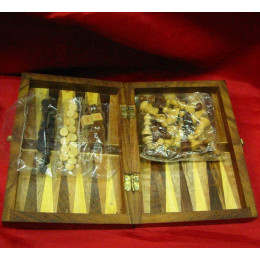 игральный н-р розов.дерево 8"