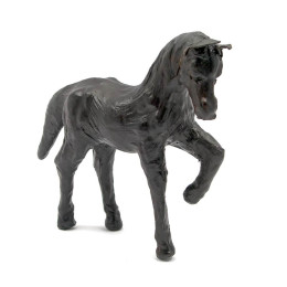 Horse leather (13.5x15x4 cm)(4