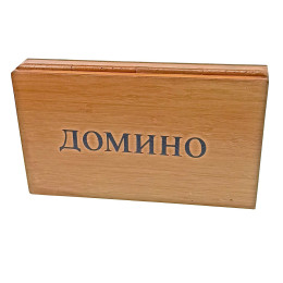 Доміно в бамбуковому футлярі (19х12х3 см) (B4807)