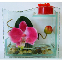 Квітка у склі (GLL 25*37*32)