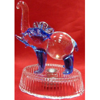 Слон кришталевий з підсвічуванням (7см)