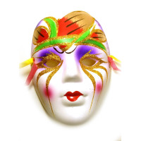 Ceramic mask (15x11 cm) (6 pcs/pack)