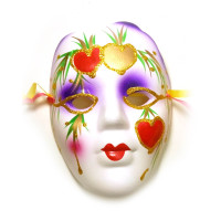 Ceramic mask (15x11 cm) (6 pcs/pack)