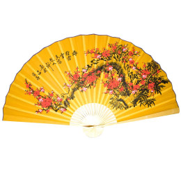 Wall fan "Sakura on a yellow background" (90cm)