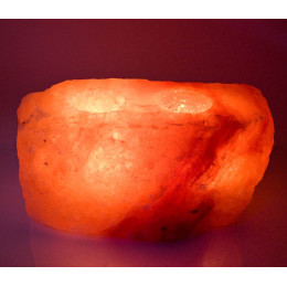 Подсвечник соляной двойной 3,3кг. (Natural)(S-100)(8 шт ящ.)