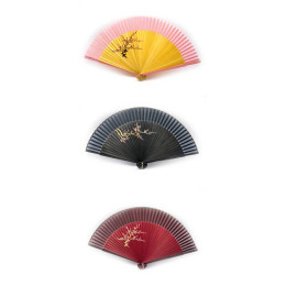 Fan silk + bamboo long in a case (21 cm)