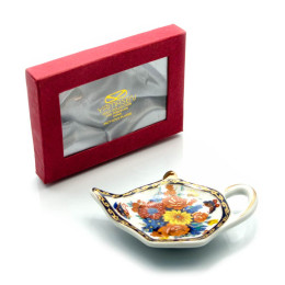 Stand for tea bags (11.5cm.)(TBP1020) "Flowers"