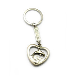 Keychain (K) "Dolphin over the waves" "Crimea" (12 pcs/pack)(heart)
