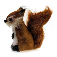 Squirrel (natural fur)(8x8x4 cm)