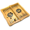 Нарды с шахматами бамбуковые "Баку" (33,5х17,5х4,5 см)