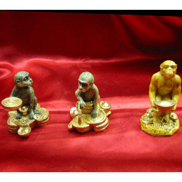 Monkey stone chips colored