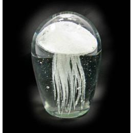 Jellyfish crystal (glows in the dark) (11.5x7x7 cm)