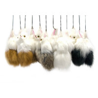 Брелок "Кролик" мех (18 см)