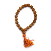 Rudraksha rosary bracelet (Ø=0.9 cm 23 beads)