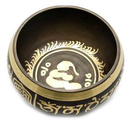 Singing bowl with pattern (d-13,5,h-7 cm)