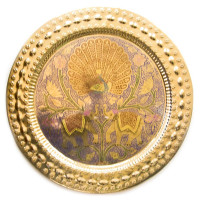 Тарелка бронзовая настенная (42 см)(18")