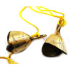 Bronze bells on a rope (6 pcs) (120 cm)
