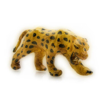 Leopard leather (7.5x15.5x3 cm) (4 