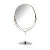 Oval table mirror metal (19x10.8x7 cm) (2 pcs/pack)