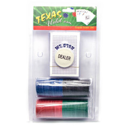 Cards with chips in a blister (26x15x4 cm)